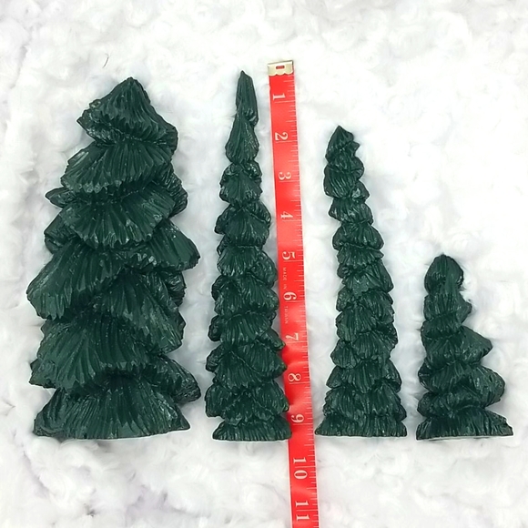 Craig Kirkwood Set of 4 Green Rustic Pine Trees - Picture 10 of 10